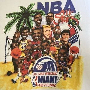 Vintage Salem Sportswear 1990 NBA All-Star weekend T-Shirt